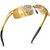 SOXICK Night Driving Glasses for Men Women Anti Glare Rainy Safe HD Night Vision Glasses Polarized Driving G lasses -Golden2-