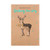 Christmas Card For Any Recipient From Hallmark - Reindeer with Bow-Tie Design