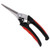 Poeland Gardening Pruning Shear, Trimming Scissors - Straight Tip - Stainless Steel Blades with Spring-Loaded Comfort Grip Handles