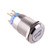 Fevas 12V White LED Car Engine Start Stop Push Button Switch Ignition Starter 3/4"