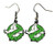 Ghostbusters No Ghost Slime Logo French Wire Earrings