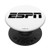 ESPN Logo Black  and  White PopSockets PopGrip: Swappable Grip for Phones  and  Tablets