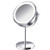Lighted Makeup Mirror, 7 Inch Led Vanity Swivel Mirror 1x/10x Magnifying Double Sided Mirror With Stand Battery Operated