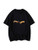 WDIRARA Men's Graphic Print Short Sleeve T Shirt Casual Round Neck Tee Top Black L
