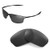 Walleva Replacement Lenses for Oakley Half Wire 2.0 Sunglasses -Multiple Options Available -Black-