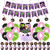 Zombies Party Decorations,Birthday Party Supplies For Zombies 2 Includes Banner - Cake Topper - 12 Cupcake Toppers - 20 Balloons - 6 Swirls