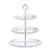 3 Tier Cupcake Stand?Round Cake Stand Dessert Appetizer Serving Tray Platters for Weeding or Party