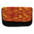 Ambesonne Orange Pencil Case, Nature Designs, Fabric Pen Pencil Bag with Double Zipper, 8.5" x 5.5", Burnt Orange
