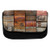 Ambesonne Boho Pencil Case, Wooden Timber Door Key, Fabric Pen Pencil Bag with Double Zipper, 8.5" x 5.5", Chocolate Brown
