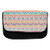 Ambesonne Orange and Pink Pencil Case, Triangle Arrows, Fabric Pen Pencil Bag with Double Zipper, 8.5" x 5.5", Multicolor