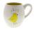 Rae Dunn by Magenta CHIRP Easter Chick Coffee Mug Yellow Interior
