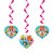 26" Hanging Powerpuff Girls Decorations, 3ct
