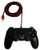 2 Pcs of Micro USB Fast Charging Cable 4 Ft, Compatible with Playstation 4 PS4 Console Dual Shock 4 Controller Red Black