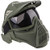 NINAT Airsoft Mask Tactical Masks Full Face with Greylens Lens Goggles Eye Protection for Halloween CS Survival Games Shooting Cosplay Mask Green