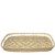 Bamboo Wicker Serving Trays with Handles, Handwoven Serving Platter Trays for Coffee, Breakfast, Bread, Food, Dish and Decorative Trays for Dining Table -1 Pack-