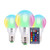 LED Color Changing Light Bulb with Remote Control,3W E27 E26 RGB Daylight White LED Bulbs Dimmable