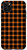 iPhone 11 Pro Max Halloween Plaid Pattern with Autumn Black and Pumpkin-Orange Case
