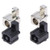 Left Right Slider Buckle Metal Lock Latch Bracket Replacement for Nintendo Switch Joy-Con Repair Tool Parts NS JoyCon Controller -Silver-