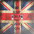 Rikki Knight Keep Calm and Carry on British Flag Design Double Toggle Light Switch Plate