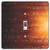 Rikki Knight Music Sheet Glow-Single Toggle Light Switch Plate