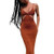 NUFIWI Womens Sexy Knitted Cut Out Spaghetti Strap Long Dresses Halter Neck Backless Maxi Dress Club Party Y2K Streetwear -B Brown, S- NUFIWI Womens Sexy Knitted Cut Out Spaghetti Strap Long Dresses Halter Neck Backless Maxi Dress Club Party Y2K Streetwear -B Brown, S-