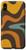 iPhone XS Max Retro Swirls 70s Aesthetic Abstract Pattern Brown and Orange Case