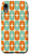 iPhone XR Groovy retro vintage 1970s style orange and blue pattern Case