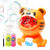 Bubble Machine Toys, Automatic Bubble Blower Machine for Kids Toddler Boys Girls Age 3 plus , Blows 800 plus Bubbles Per Minute, Cute Bubble Maker with 8oz Bubble Solution for Bath Outdoor Party -Tiger-