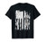 Vintage Retro Motorcycle T-Shirt Detailed With American Flag