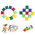 Bean Bag Nylon Cover Bean Bag Tossing Nylon Bean Bags Fun Sports Outdoor Family Games Bean Bag Toss Carnival Toys 10Pcs