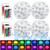 Submersible Led Lights with Remotes,Waterproof Submersible Lights Battery Operated, Underwater Pond Lights RGB Multi-Color Pool Lights for Founttain, Pond, Garden, Wedding-4-Pack-