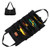 Wessleco Roll Up Pouch, Wrench Roll Up Bag Multi-Purpose Canvas Tool Rool Organizer?Black?