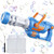 ATDAWN Bubble Leaf Blower with Bubble Solution, Gatling Bubble Machine for Kids, Bubble Guns, Bubble Maker, Bubbles Blowing Toys for Boys and Girls, Summer Themed Party Favor, Blue