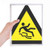 Warning Symbol Yellow Black Slippy Floor Triangle Notebook Loose Leaf Diary Refillable Journal Stationery