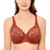 DELIMIRA Women's Plus Size Full Coverage Underwire Unlined Minimizer Lace Bra Pumpkin 38F