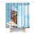 Final Friday Cat Bathtub Fabric Shower Curtain Sets Decorations Bathroom Decor with Hooks (Waterproof, Washable) - 71 x 71 inches, Multicolour