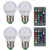 Light Bulbs - E27 RGB Color Changing Light Bulbs 40W LED Light Bulb with Remote Control for Home Bedroom Decor 85V?265V