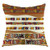 GULTMEE Tribal Throw Pillow Cushion Cover, Traditional Folk with Cultural Featured Trippy Boho Abstract Design,Decorative Square Accent Pillow Case?20"x20", Brown