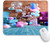 ZOMOY Gaming Mouse Pad Sofa Balloon Wood Floor 9.5"x7.9" Nonslip Rubber Backing Mousepad for Notebooks Computers Mouse Mats