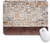 ZOMOY Gaming Mouse Pad Nostalgic Classic Wooden Floor Stone Wall 9.5"x7.9" Nonslip Rubber Backing Mousepad for Notebooks Computers Mouse Mats