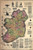 Antiguos Maps - Political Map of Ireland by Jas Balance Circa 1893 - Measures 24 in x 36 in -610 mm x 915 mm-