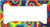 Rogue River Tactical Tie Dye License Plate Frame Novelty Auto Car Tag Vanity Gift