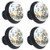 Idealiy Retro Music Notes Cabinet Door Knobs Handles Pulls Cupboard Handles Drawer Wardrobe 4pcs