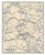 Antiguos Maps - Nevada State Road Map Circa 1938 - Measures 24 inches x 30 inches -610 mm x 762 mm-