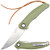 Sitivien ST104 Folding Knife, D2 Blade and G10 Handle EDC Tool Knife, Flipper Pocket Knife for Outdoor Camping Hiking Survival -Army Green-