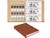 150 Pockets Coin Collecting Holder Album, 240 Pockets Paper Money Penny Currency Collection Holder, Leather Coin Currency Collecting Holder Album, Large Storage Coins Collectors Book. -Brown Red-