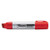 -6 Pack Value Bundle- SAN44002 Magnum Oversized Permanent Marker, Chisel Tip, Red