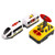 NUOBESTY Rc Electric Train Toy Mini Remote Control Kids Railway Toy Button RC Vehicle Educational Toy for Boys Girls Toddlers 1 Pc