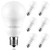 E17 Intermediate Base LED Bulb, 6W -60 Watt Equivalent- G14 Globe Ceiling Fan Light Bulbs, Warm White 3000K, 600 Lumens, Non-Dimmable, Pack of 6