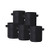 Hydro Crunch 1 Gallon 5-Pack Grow Bags Fabric Aeration Pots Container with Strap Handles, Black